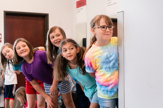 Students in classroom at STEAM summer camp