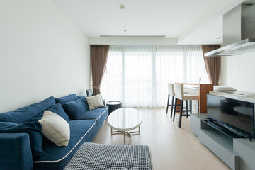  Interior, beautiful apartment, luxurious living room