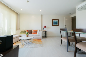  Interior, beautiful apartment, luxurious living room