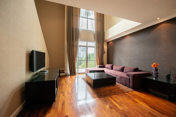  Interior, beautiful apartment, luxurious living room