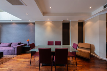  Interior, beautiful apartment, luxurious living room