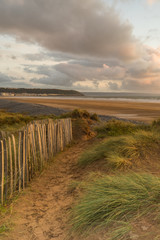 Northam Burrows nature reserve at Westward Ho! in Devon