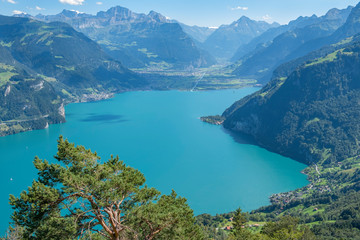 view from weid seelisberg to uri