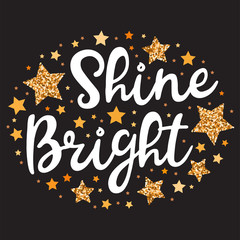 Hand drawn motivation, inspiration phrase. Isolated.