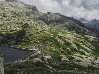 Bachima?a refuge and lake, Spain
