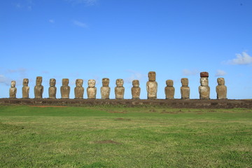 Moiais Easter Island, Chile