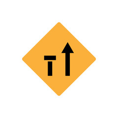Traffic signs. Vector icon
