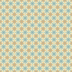 Scandinavian color seamless pattern with blue star