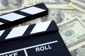 Fototapeta na wymiar Money Making Movie Industry
