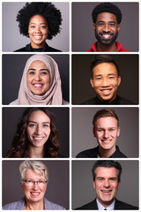 Beautiful multicultural ethnicities from different people around the world