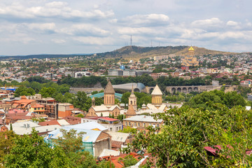 Panoramic view of Tbilisi