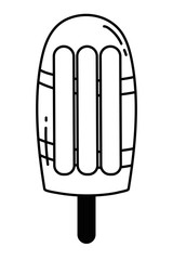 Isolated popsicle design vector illustration