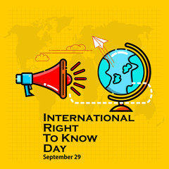 International Right To Know Day, Poster