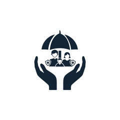 insurance,business protection,crops insurance, life and family insurance icon