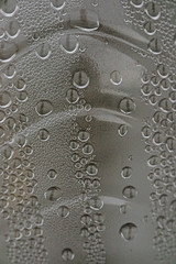 Water drops macro in plastic bottle fifty megapixels prints