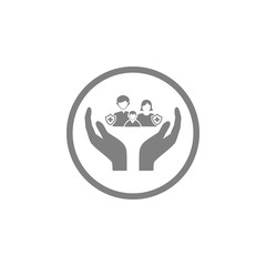 insurance,business protection, business insurance crops insurance, life and family insurance grey color icon