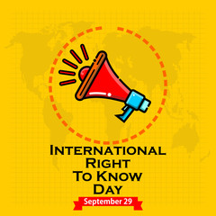 International Right To Know Day, Poster