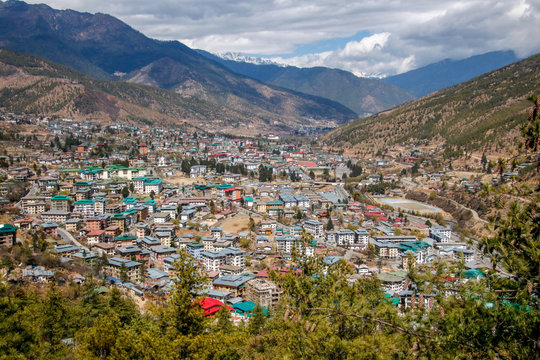 Overlooking Thimpu, Bhutan