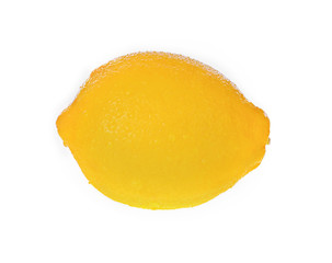 fresh lemons isolated on white background.