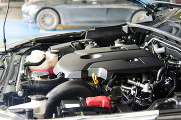 car engine detail