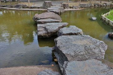 蒲郡にある日本庭園風の公園