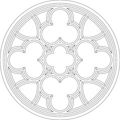 Rose window, 4-1