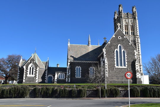 City view of Timaru in New Zealand