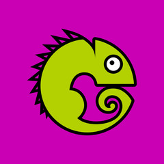 chameleon design template
