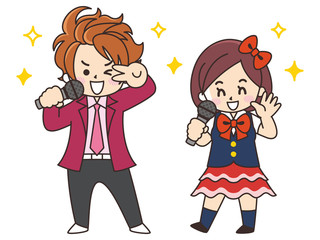 アイドル・芸能人の男女