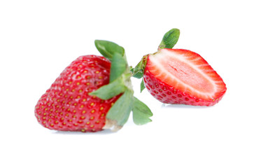 strawberry isolated on white
