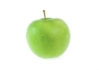 green apple isolated on white