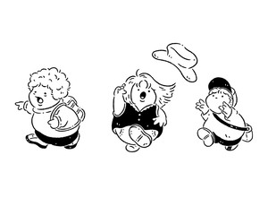 Family hastening their way