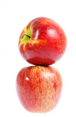 red apple isolated