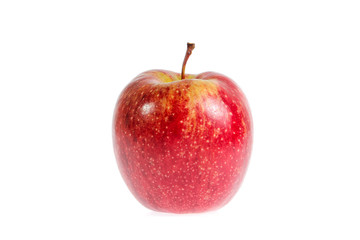 red apple isolated on white