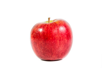 red apple isolated on white