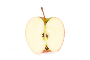 red apple isolated on white