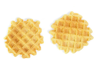waffle isolated on white background