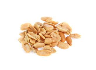 peanuts isolated on white background