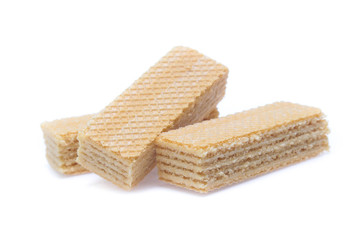 Wafers stick isolated on white background