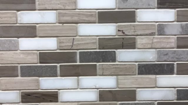 Mosaic decorative wall or backsplash stone tiles. Modern mosaic tile solution for the kitchen or bathroom renovation design or ideas.