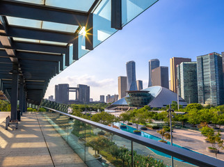 Qianjiang New City of hangzhou, china