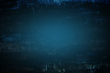 Abstract blue color  on black texture background