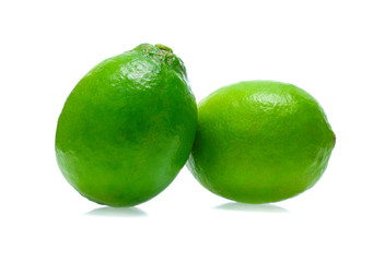 Lime isolated on white background