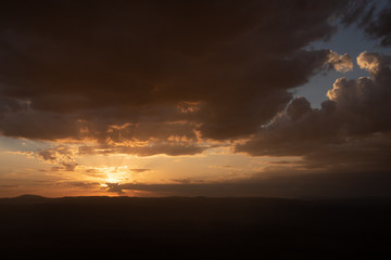 Fototapeta na wymiar Sunset at Mount York