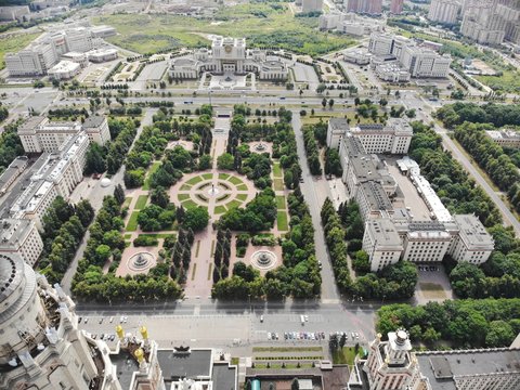 view of moscow from building 