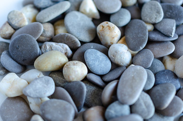 Fototapeta na wymiar Nature sea beach stone pebbles, abstract texture background.