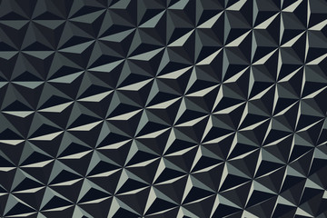 Abstract dark geometric background 3d