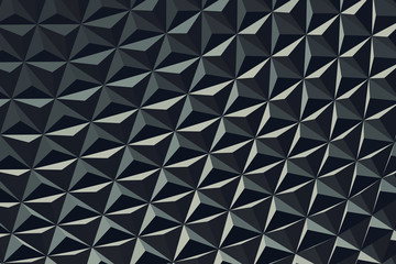 Obraz premium Abstract dark geometric background 3d