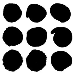 Vector watercolor imitation pastel color abstract stain blot background