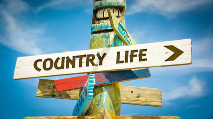 Street Sign to Country Life